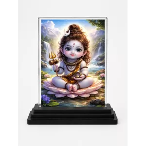 Hindu Deity Acrylic Car Dashboard Showpiece | Double-Sided Hindu Deity Photo Stand | 3 X 4 Inch Photo | Transparent Acrylic Frame With Black Base | Car Dashboard, Office & Table Decor (F70777) Hindu Deity Acrylic Car Dashboard Showpiece | Double-Sided Hindu Deity Photo Stand | 3 X 4 Inch Photo | Transparent Acrylic Frame With Black Base | Car Dashboard, Office & Table Decor (F70777)
