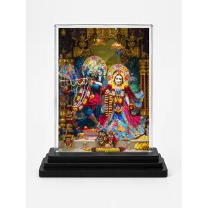 Hindu Deity Acrylic Car Dashboard Showpiece | Double-Sided Hindu Deity Photo Stand | 3 X 4 Inch Photo | Transparent Acrylic Frame With Black Base | Car Dashboard, Office & Table Decor (F70780) Hindu Deity Acrylic Car Dashboard Showpiece | Double-Sided Hindu Deity Photo Stand | 3 X 4 Inch Photo | Transparent Acrylic Frame With Black Base | Car Dashboard, Office & Table Decor (F70780)
