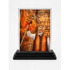 Modi Acrylic Car Dashboard Showpiece | Double-Sided Modi Photo Stand | 3 X 4 Inch Photo | Transparent Acrylic Frame With Black Base | Car Dashboard, Office & Table Decor (F70783) Modi Acrylic Car Dashboard Showpiece | Double-Sided Modi Photo Stand | 3 X 4 Inch Photo | Transparent Acrylic Frame With Black Base | Car Dashboard, Office & Table Decor (F70783)