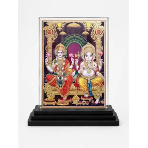 Lord Ganesha Acrylic Car Dashboard Showpiece | Double-Sided Lord Ganesha Photo Stand | 3 X 4 Inch Photo | Transparent Acrylic Frame With Black Base | Car Dashboard, Office & Table Decor (F70793) Lord Ganesha Acrylic Car Dashboard Showpiece | Double-Sided Lord Ganesha Photo Stand | 3 X 4 Inch Photo | Transparent Acrylic Frame With Black Base | Car Dashboard, Office & Table Decor (F70793)
