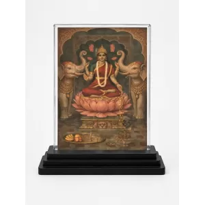 Lakshmi Acrylic Car Dashboard Showpiece | Double-Sided Lakshmi Photo Stand | 3 X 4 Inch Photo | Transparent Acrylic Frame With Black Base | Car Dashboard, Office & Table Decor (F70819) Lakshmi Acrylic Car Dashboard Showpiece | Double-Sided Lakshmi Photo Stand | 3 X 4 Inch Photo | Transparent Acrylic Frame With Black Base | Car Dashboard, Office & Table Decor (F70819)