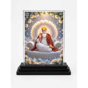 Guru Nanak Dev Ji Acrylic Car Dashboard Showpiece | Double-Sided Guru Nanak Dev Ji Photo Stand | 3 X 4 Inch Photo | Transparent Acrylic Frame With Black Base | Car Dashboard, Office & Table Decor (F70825) Guru Nanak Dev Ji Acrylic Car Dashboard Showpiece | Double-Sided Guru Nanak Dev Ji Photo Stand | 3 X 4 Inch Photo | Transparent Acrylic Frame With Black Base | Car Dashboard, Office & Table Decor (F70825)