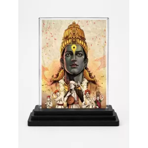 Hindu Deity Acrylic Car Dashboard Showpiece | Double-Sided Hindu Deity Photo Stand | 3 X 4 Inch Photo | Transparent Acrylic Frame With Black Base | Car Dashboard, Office & Table Decor (F70835) Hindu Deity Acrylic Car Dashboard Showpiece | Double-Sided Hindu Deity Photo Stand | 3 X 4 Inch Photo | Transparent Acrylic Frame With Black Base | Car Dashboard, Office & Table Decor (F70835)