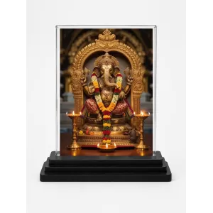 Hindu Deity Acrylic Car Dashboard Showpiece | Double-Sided Hindu Deity Photo Stand | 3 X 4 Inch Photo | Transparent Acrylic Frame With Black Base | Car Dashboard, Office & Table Decor (F70851) Hindu Deity Acrylic Car Dashboard Showpiece | Double-Sided Hindu Deity Photo Stand | 3 X 4 Inch Photo | Transparent Acrylic Frame With Black Base | Car Dashboard, Office & Table Decor (F70851)