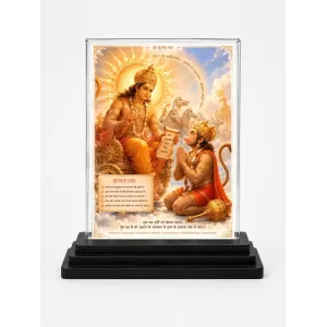 Hanuman Acrylic Car Dashboard Showpiece | Double-Sided Hanuman Photo Stand | 3 X 4 Inch Photo | Transparent Acrylic Frame With Black Base | Car Dashboard, Office & Table Decor (F70855) Hanuman Acrylic Car Dashboard Showpiece | Double-Sided Hanuman Photo Stand | 3 X 4 Inch Photo | Transparent Acrylic Frame With Black Base | Car Dashboard, Office & Table Decor (F70855)