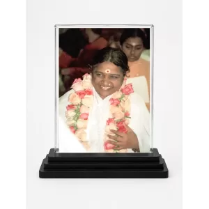 Mata Amritanandamayi Acrylic Car Dashboard Showpiece | Double-Sided Mata Amritanandamayi Photo Stand | 3 X 4 Inch Photo | Transparent Acrylic Frame With Black Base | Car Dashboard, Office & Table Decor (F70864) Mata Amritanandamayi Acrylic Car Dashboard Showpiece | Double-Sided Mata Amritanandamayi Photo Stand | 3 X 4 Inch Photo | Transparent Acrylic Frame With Black Base | Car Dashboard, Office & Table Decor (F70864)