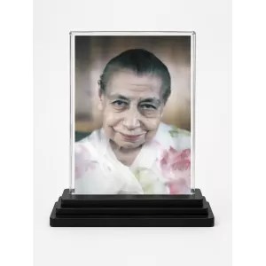 Sri Aurobindo Acrylic Car Dashboard Showpiece | Double-Sided Sri Aurobindo Photo Stand | 3 X 4 Inch Photo | Transparent Acrylic Frame With Black Base | Car Dashboard, Office & Table Decor (F70869) Sri Aurobindo Acrylic Car Dashboard Showpiece | Double-Sided Sri Aurobindo Photo Stand | 3 X 4 Inch Photo | Transparent Acrylic Frame With Black Base | Car Dashboard, Office & Table Decor (F70869)