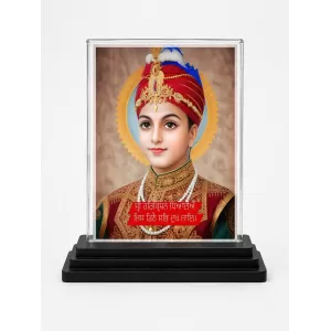 Guru Har Krishan Ji Acrylic Car Dashboard Showpiece | Double-Sided Guru Har Krishan Ji Photo Stand | 3 X 4 Inch Photo | Transparent Acrylic Frame With Black Base | Car Dashboard, Office & Table Decor (F70886) Guru Har Krishan Ji Acrylic Car Dashboard Showpiece | Double-Sided Guru Har Krishan Ji Photo Stand | 3 X 4 Inch Photo | Transparent Acrylic Frame With Black Base | Car Dashboard, Office & Table Decor (F70886)