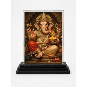Hindu Deity Acrylic Car Dashboard Showpiece | Double-Sided Hindu Deity Photo Stand | 3 X 4 Inch Photo | Transparent Acrylic Frame With Black Base | Car Dashboard, Office & Table Decor (F70909) Hindu Deity Acrylic Car Dashboard Showpiece | Double-Sided Hindu Deity Photo Stand | 3 X 4 Inch Photo | Transparent Acrylic Frame With Black Base | Car Dashboard, Office & Table Decor (F70909)