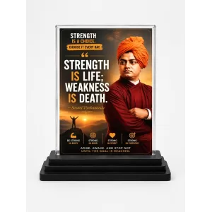 Vivekananda Acrylic Car Dashboard Showpiece | Double-Sided Vivekananda Photo Stand | 3 X 4 Inch Photo | Transparent Acrylic Frame With Black Base | Car Dashboard, Office & Table Decor (F70913) Vivekananda Acrylic Car Dashboard Showpiece | Double-Sided Vivekananda Photo Stand | 3 X 4 Inch Photo | Transparent Acrylic Frame With Black Base | Car Dashboard, Office & Table Decor (F70913)