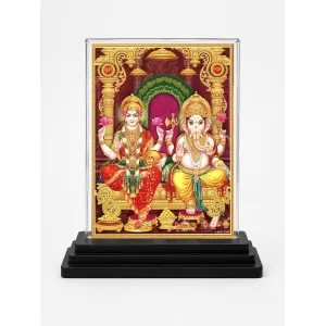 Lord Ganesha Acrylic Car Dashboard Showpiece | Double-Sided Lord Ganesha Photo Stand | 3 X 4 Inch Photo | Transparent Acrylic Frame With Black Base | Car Dashboard, Office & Table Decor (F70935) Lord Ganesha Acrylic Car Dashboard Showpiece | Double-Sided Lord Ganesha Photo Stand | 3 X 4 Inch Photo | Transparent Acrylic Frame With Black Base | Car Dashboard, Office & Table Decor (F70935)