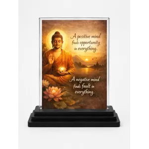 Goutam Buddha Quotes English Acrylic Car Dashboard Showpiece | Double-Sided Goutam Buddha Quotes English Photo Stand | 3 X 4 Inch Photo | Transparent Acrylic Frame With Black Base | Car Dashboard, Office & Table Decor (F70941) Goutam Buddha Quotes English Acrylic Car Dashboard Showpiece | Double-Sided Goutam Buddha Quotes English Photo Stand | 3 X 4 Inch Photo | Transparent Acrylic Frame With Black Base | Car Dashboard, Office & Table Decor (F70941)