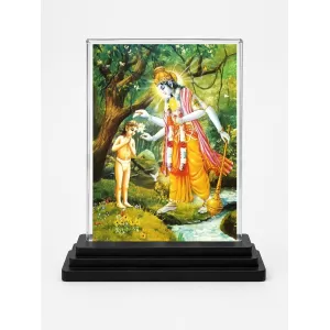 A.C. Bhaktivedanta Swami Prabhupada Acrylic Car Dashboard Showpiece | Double-Sided A.C. Bhaktivedanta Swami Prabhupada Photo Stand | 3 X 4 Inch Photo | Transparent Acrylic Frame With Black Base | Car Dashboard, Office & Table Decor (F70942) A.C. Bhaktivedanta Swami Prabhupada Acrylic Car Dashboard Showpiece | Double-Sided A.C. Bhaktivedanta Swami Prabhupada Photo Stand | 3 X 4 Inch Photo | Transparent Acrylic Frame With Black Base | Car Dashboard, Office & Table Decor (F70942)