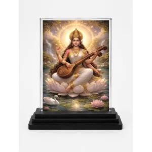 Hindu Goddess Acrylic Car Dashboard Showpiece | Double-Sided Hindu Goddess Photo Stand | 3 X 4 Inch Photo | Transparent Acrylic Frame With Black Base | Car Dashboard, Office & Table Decor (F70950) Hindu Goddess Acrylic Car Dashboard Showpiece | Double-Sided Hindu Goddess Photo Stand | 3 X 4 Inch Photo | Transparent Acrylic Frame With Black Base | Car Dashboard, Office & Table Decor (F70950)