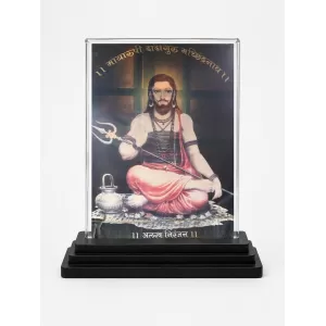 Narasimha Acrylic Car Dashboard Showpiece | Double-Sided Narasimha Photo Stand | 3 X 4 Inch Photo | Transparent Acrylic Frame With Black Base | Car Dashboard, Office & Table Decor (F70960) Narasimha Acrylic Car Dashboard Showpiece | Double-Sided Narasimha Photo Stand | 3 X 4 Inch Photo | Transparent Acrylic Frame With Black Base | Car Dashboard, Office & Table Decor (F70960)
