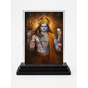 Hindu Deity Acrylic Car Dashboard Showpiece | Double-Sided Hindu Deity Photo Stand | 3 X 4 Inch Photo | Transparent Acrylic Frame With Black Base | Car Dashboard, Office & Table Decor (F70964) Hindu Deity Acrylic Car Dashboard Showpiece | Double-Sided Hindu Deity Photo Stand | 3 X 4 Inch Photo | Transparent Acrylic Frame With Black Base | Car Dashboard, Office & Table Decor (F70964)