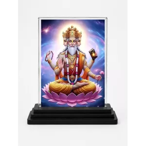 Hindu Deity Acrylic Car Dashboard Showpiece | Double-Sided Hindu Deity Photo Stand | 3 X 4 Inch Photo | Transparent Acrylic Frame With Black Base | Car Dashboard, Office & Table Decor (F70966) Hindu Deity Acrylic Car Dashboard Showpiece | Double-Sided Hindu Deity Photo Stand | 3 X 4 Inch Photo | Transparent Acrylic Frame With Black Base | Car Dashboard, Office & Table Decor (F70966)
