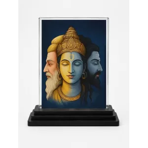 Hindu Deity Acrylic Car Dashboard Showpiece | Double-Sided Hindu Deity Photo Stand | 3 X 4 Inch Photo | Transparent Acrylic Frame With Black Base | Car Dashboard, Office & Table Decor (F70969) Hindu Deity Acrylic Car Dashboard Showpiece | Double-Sided Hindu Deity Photo Stand | 3 X 4 Inch Photo | Transparent Acrylic Frame With Black Base | Car Dashboard, Office & Table Decor (F70969)