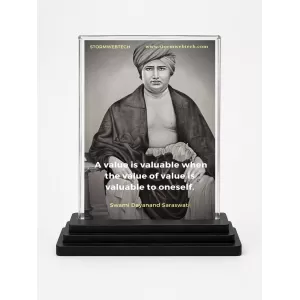 Saraswati Acrylic Car Dashboard Showpiece | Double-Sided Saraswati Photo Stand | 3 X 4 Inch Photo | Transparent Acrylic Frame With Black Base | Car Dashboard, Office & Table Decor (F70974) Saraswati Acrylic Car Dashboard Showpiece | Double-Sided Saraswati Photo Stand | 3 X 4 Inch Photo | Transparent Acrylic Frame With Black Base | Car Dashboard, Office & Table Decor (F70974)