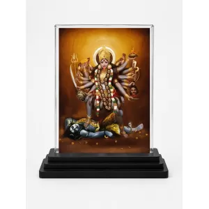 Ma Goddess Kali Acrylic Car Dashboard Showpiece | Double-Sided Ma Goddess Kali Photo Stand | 3 X 4 Inch Photo | Transparent Acrylic Frame With Black Base | Car Dashboard, Office & Table Decor (F70977) Ma Goddess Kali Acrylic Car Dashboard Showpiece | Double-Sided Ma Goddess Kali Photo Stand | 3 X 4 Inch Photo | Transparent Acrylic Frame With Black Base | Car Dashboard, Office & Table Decor (F70977)