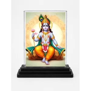 Shree Krishna Acrylic Car Dashboard Showpiece | Double-Sided Shree Krishna Photo Stand | 3 X 4 Inch Photo | Transparent Acrylic Frame With Black Base | Car Dashboard, Office & Table Decor (F70984) Shree Krishna Acrylic Car Dashboard Showpiece | Double-Sided Shree Krishna Photo Stand | 3 X 4 Inch Photo | Transparent Acrylic Frame With Black Base | Car Dashboard, Office & Table Decor (F70984)