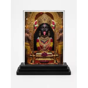 Kali Acrylic Car Dashboard Showpiece | Double-Sided Kali Photo Stand | 3 X 4 Inch Photo | Transparent Acrylic Frame With Black Base | Car Dashboard, Office & Table Decor (F71023) Kali Acrylic Car Dashboard Showpiece | Double-Sided Kali Photo Stand | 3 X 4 Inch Photo | Transparent Acrylic Frame With Black Base | Car Dashboard, Office & Table Decor (F71023)