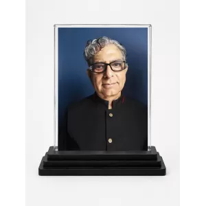 Shree Deepak Choprah Acrylic Car Dashboard Showpiece | Double-Sided Shree Deepak Choprah Photo Stand | 3 X 4 Inch Photo | Transparent Acrylic Frame With Black Base | Car Dashboard, Office & Table Decor (F71041) Shree Deepak Choprah Acrylic Car Dashboard Showpiece | Double-Sided Shree Deepak Choprah Photo Stand | 3 X 4 Inch Photo | Transparent Acrylic Frame With Black Base | Car Dashboard, Office & Table Decor (F71041)