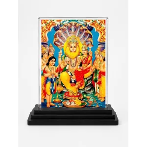Narasimha Acrylic Car Dashboard Showpiece | Double-Sided Narasimha Photo Stand | 3 X 4 Inch Photo | Transparent Acrylic Frame With Black Base | Car Dashboard, Office & Table Decor (F71044) Narasimha Acrylic Car Dashboard Showpiece | Double-Sided Narasimha Photo Stand | 3 X 4 Inch Photo | Transparent Acrylic Frame With Black Base | Car Dashboard, Office & Table Decor (F71044)