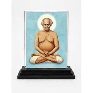 Shree Ramkrishna Acrylic Car Dashboard Showpiece | Double-Sided Shree Ramkrishna Photo Stand | 3 X 4 Inch Photo | Transparent Acrylic Frame With Black Base | Car Dashboard, Office & Table Decor (F71057) Shree Ramkrishna Acrylic Car Dashboard Showpiece | Double-Sided Shree Ramkrishna Photo Stand | 3 X 4 Inch Photo | Transparent Acrylic Frame With Black Base | Car Dashboard, Office & Table Decor (F71057)