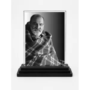 Neem Karoli Baba Acrylic Car Dashboard Showpiece | Double-Sided Neem Karoli Baba Photo Stand | 3 X 4 Inch Photo | Transparent Acrylic Frame With Black Base | Car Dashboard, Office & Table Decor (F71058) Neem Karoli Baba Acrylic Car Dashboard Showpiece | Double-Sided Neem Karoli Baba Photo Stand | 3 X 4 Inch Photo | Transparent Acrylic Frame With Black Base | Car Dashboard, Office & Table Decor (F71058)