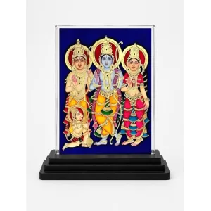 Lord Lord Rama Parivar Acrylic Car Dashboard Showpiece | Double-Sided Lord Lord Rama Parivar Photo Stand | 3 X 4 Inch Photo | Transparent Acrylic Frame With Black Base | Car Dashboard, Office & Table Decor (F71061) Lord Lord Rama Parivar Acrylic Car Dashboard Showpiece | Double-Sided Lord Lord Rama Parivar Photo Stand | 3 X 4 Inch Photo | Transparent Acrylic Frame With Black Base | Car Dashboard, Office & Table Decor (F71061)