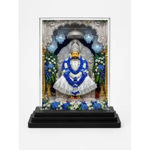 Sai Baba Acrylic Car Dashboard Showpiece | Double-Sided Sai Baba Photo Stand | 3 X 4 Inch Photo | Transparent Acrylic Frame With Black Base | Car Dashboard, Office & Table Decor (F71118) Sai Baba Acrylic Car Dashboard Showpiece | Double-Sided Sai Baba Photo Stand | 3 X 4 Inch Photo | Transparent Acrylic Frame With Black Base | Car Dashboard, Office & Table Decor (F71118)