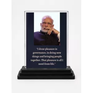 Narendra Modi Acrylic Car Dashboard Showpiece | Double-Sided Narendra Modi Photo Stand | 3 X 4 Inch Photo | Transparent Acrylic Frame With Black Base | Car Dashboard, Office & Table Decor (F71131) Narendra Modi Acrylic Car Dashboard Showpiece | Double-Sided Narendra Modi Photo Stand | 3 X 4 Inch Photo | Transparent Acrylic Frame With Black Base | Car Dashboard, Office & Table Decor (F71131)