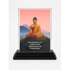 Gautama Buddha Acrylic Car Dashboard Showpiece | Double-Sided Gautama Buddha Photo Stand | 3 X 4 Inch Photo | Transparent Acrylic Frame With Black Base | Car Dashboard, Office & Table Decor (F71139) Gautama Buddha Acrylic Car Dashboard Showpiece | Double-Sided Gautama Buddha Photo Stand | 3 X 4 Inch Photo | Transparent Acrylic Frame With Black Base | Car Dashboard, Office & Table Decor (F71139)
