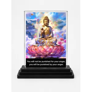Gautama Buddha Acrylic Car Dashboard Showpiece | Double-Sided Gautama Buddha Photo Stand | 3 X 4 Inch Photo | Transparent Acrylic Frame With Black Base | Car Dashboard, Office & Table Decor (F71140) Gautama Buddha Acrylic Car Dashboard Showpiece | Double-Sided Gautama Buddha Photo Stand | 3 X 4 Inch Photo | Transparent Acrylic Frame With Black Base | Car Dashboard, Office & Table Decor (F71140)