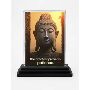 Gautama Buddha Acrylic Car Dashboard Showpiece | Double-Sided Gautama Buddha Photo Stand | 3 X 4 Inch Photo | Transparent Acrylic Frame With Black Base | Car Dashboard, Office & Table Decor (F71146) Gautama Buddha Acrylic Car Dashboard Showpiece | Double-Sided Gautama Buddha Photo Stand | 3 X 4 Inch Photo | Transparent Acrylic Frame With Black Base | Car Dashboard, Office & Table Decor (F71146)