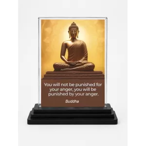 Gautama Buddha Acrylic Car Dashboard Showpiece | Double-Sided Gautama Buddha Photo Stand | 3 X 4 Inch Photo | Transparent Acrylic Frame With Black Base | Car Dashboard, Office & Table Decor (F71156) Gautama Buddha Acrylic Car Dashboard Showpiece | Double-Sided Gautama Buddha Photo Stand | 3 X 4 Inch Photo | Transparent Acrylic Frame With Black Base | Car Dashboard, Office & Table Decor (F71156)