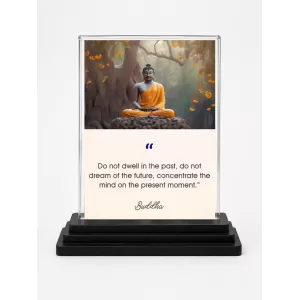 Gautama Buddha Acrylic Car Dashboard Showpiece | Double-Sided Gautama Buddha Photo Stand | 3 X 4 Inch Photo | Transparent Acrylic Frame With Black Base | Car Dashboard, Office & Table Decor (F71160) Gautama Buddha Acrylic Car Dashboard Showpiece | Double-Sided Gautama Buddha Photo Stand | 3 X 4 Inch Photo | Transparent Acrylic Frame With Black Base | Car Dashboard, Office & Table Decor (F71160)
