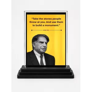 Shree Ratan Tata Acrylic Car Dashboard Showpiece | Double-Sided Shree Ratan Tata Photo Stand | 3 X 4 Inch Photo | Transparent Acrylic Frame With Black Base | Car Dashboard, Office & Table Decor (F71177) Shree Ratan Tata Acrylic Car Dashboard Showpiece | Double-Sided Shree Ratan Tata Photo Stand | 3 X 4 Inch Photo | Transparent Acrylic Frame With Black Base | Car Dashboard, Office & Table Decor (F71177)