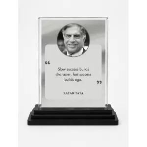 Shree Ratan Tata Acrylic Car Dashboard Showpiece | Double-Sided Shree Ratan Tata Photo Stand | 3 X 4 Inch Photo | Transparent Acrylic Frame With Black Base | Car Dashboard, Office & Table Decor (F71179) Shree Ratan Tata Acrylic Car Dashboard Showpiece | Double-Sided Shree Ratan Tata Photo Stand | 3 X 4 Inch Photo | Transparent Acrylic Frame With Black Base | Car Dashboard, Office & Table Decor (F71179)