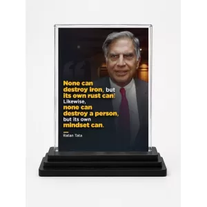 Shree Ratan Tata Acrylic Car Dashboard Showpiece | Double-Sided Shree Ratan Tata Photo Stand | 3 X 4 Inch Photo | Transparent Acrylic Frame With Black Base | Car Dashboard, Office & Table Decor (F71180) Shree Ratan Tata Acrylic Car Dashboard Showpiece | Double-Sided Shree Ratan Tata Photo Stand | 3 X 4 Inch Photo | Transparent Acrylic Frame With Black Base | Car Dashboard, Office & Table Decor (F71180)