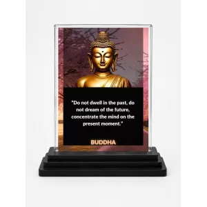 Gautama Buddha Acrylic Car Dashboard Showpiece | Double-Sided Gautama Buddha Photo Stand | 3 X 4 Inch Photo | Transparent Acrylic Frame With Black Base | Car Dashboard, Office & Table Decor (F71229) Gautama Buddha Acrylic Car Dashboard Showpiece | Double-Sided Gautama Buddha Photo Stand | 3 X 4 Inch Photo | Transparent Acrylic Frame With Black Base | Car Dashboard, Office & Table Decor (F71229)