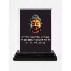 Gautama Buddha Acrylic Car Dashboard Showpiece | Double-Sided Gautama Buddha Photo Stand | 3 X 4 Inch Photo | Transparent Acrylic Frame With Black Base | Car Dashboard, Office & Table Decor (F71230) Gautama Buddha Acrylic Car Dashboard Showpiece | Double-Sided Gautama Buddha Photo Stand | 3 X 4 Inch Photo | Transparent Acrylic Frame With Black Base | Car Dashboard, Office & Table Decor (F71230)
