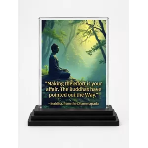 Gautama Buddha Acrylic Car Dashboard Showpiece | Double-Sided Gautama Buddha Photo Stand | 3 X 4 Inch Photo | Transparent Acrylic Frame With Black Base | Car Dashboard, Office & Table Decor (F71232) Gautama Buddha Acrylic Car Dashboard Showpiece | Double-Sided Gautama Buddha Photo Stand | 3 X 4 Inch Photo | Transparent Acrylic Frame With Black Base | Car Dashboard, Office & Table Decor (F71232)