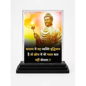 Gautama Buddha Acrylic Car Dashboard Showpiece | Double-Sided Gautama Buddha Photo Stand | 3 X 4 Inch Photo | Transparent Acrylic Frame With Black Base | Car Dashboard, Office & Table Decor (F71237) Gautama Buddha Acrylic Car Dashboard Showpiece | Double-Sided Gautama Buddha Photo Stand | 3 X 4 Inch Photo | Transparent Acrylic Frame With Black Base | Car Dashboard, Office & Table Decor (F71237)