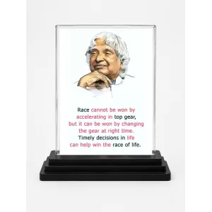Abdul Kalam Acrylic Car Dashboard Showpiece | Double-Sided Abdul Kalam Photo Stand | 3 X 4 Inch Photo | Transparent Acrylic Frame With Black Base | Car Dashboard, Office & Table Decor (F71258) Abdul Kalam Acrylic Car Dashboard Showpiece | Double-Sided Abdul Kalam Photo Stand | 3 X 4 Inch Photo | Transparent Acrylic Frame With Black Base | Car Dashboard, Office & Table Decor (F71258)