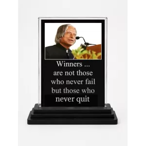 Abdul Kalam Acrylic Car Dashboard Showpiece | Double-Sided Abdul Kalam Photo Stand | 3 X 4 Inch Photo | Transparent Acrylic Frame With Black Base | Car Dashboard, Office & Table Decor (F71261) Abdul Kalam Acrylic Car Dashboard Showpiece | Double-Sided Abdul Kalam Photo Stand | 3 X 4 Inch Photo | Transparent Acrylic Frame With Black Base | Car Dashboard, Office & Table Decor (F71261)