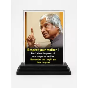 Abdul Kalam Acrylic Car Dashboard Showpiece | Double-Sided Abdul Kalam Photo Stand | 3 X 4 Inch Photo | Transparent Acrylic Frame With Black Base | Car Dashboard, Office & Table Decor (F71272) Abdul Kalam Acrylic Car Dashboard Showpiece | Double-Sided Abdul Kalam Photo Stand | 3 X 4 Inch Photo | Transparent Acrylic Frame With Black Base | Car Dashboard, Office & Table Decor (F71272)