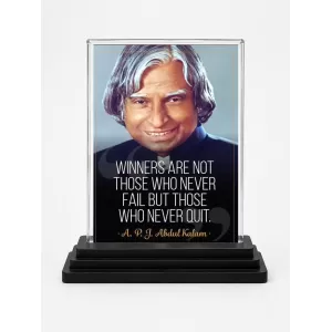 A. P. J. Abdul Kalam Acrylic Car Dashboard Showpiece | Double-Sided A. P. J. Abdul Kalam Photo Stand | 3 X 4 Inch Photo | Transparent Acrylic Frame With Black Base | Car Dashboard, Office & Table Decor (F71275) A. P. J. Abdul Kalam Acrylic Car Dashboard Showpiece | Double-Sided A. P. J. Abdul Kalam Photo Stand | 3 X 4 Inch Photo | Transparent Acrylic Frame With Black Base | Car Dashboard, Office & Table Decor (F71275)
