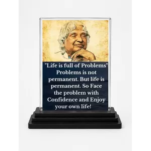 Abdul Kalam Acrylic Car Dashboard Showpiece | Double-Sided Abdul Kalam Photo Stand | 3 X 4 Inch Photo | Transparent Acrylic Frame With Black Base | Car Dashboard, Office & Table Decor (F71289) Abdul Kalam Acrylic Car Dashboard Showpiece | Double-Sided Abdul Kalam Photo Stand | 3 X 4 Inch Photo | Transparent Acrylic Frame With Black Base | Car Dashboard, Office & Table Decor (F71289)